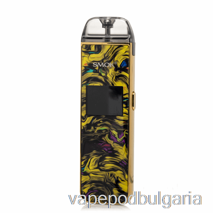 Vape 10000 Дръпки Smok Pozz 25w Pod System Prism Gold